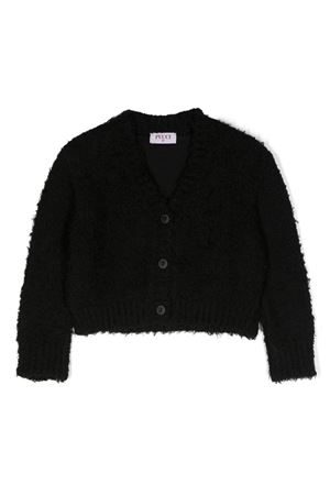 cardigan in viscosa nero EMILIO PUCCI KIDS | PV9A10X0174930GL